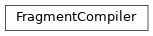 Inheritance diagram of FragmentCompiler
